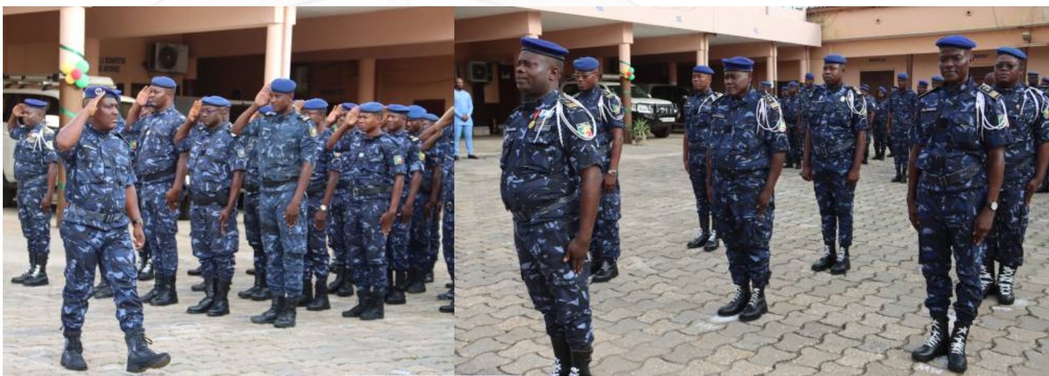 Police républicaine : Sept officiers promus lors d’une cérémonie de port de galons