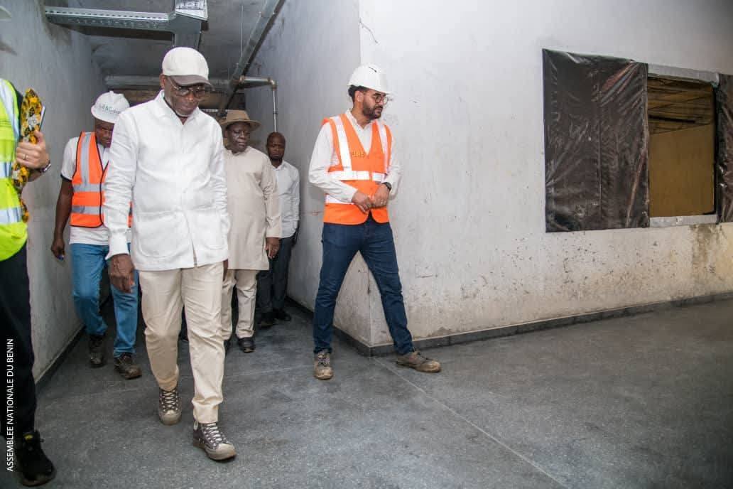 Nouveau siège de l’Assemblée nationale : Le président Patrice Talon en visite de terrain
