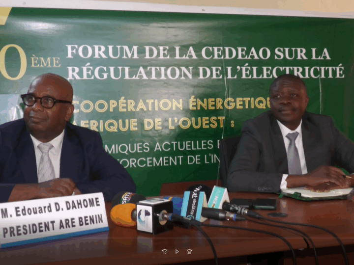10ᵉ Forum régional de l’Arrec : Rencontre de haut niveau des régulateurs de l’électricité dans la Cedeao à Cotonou