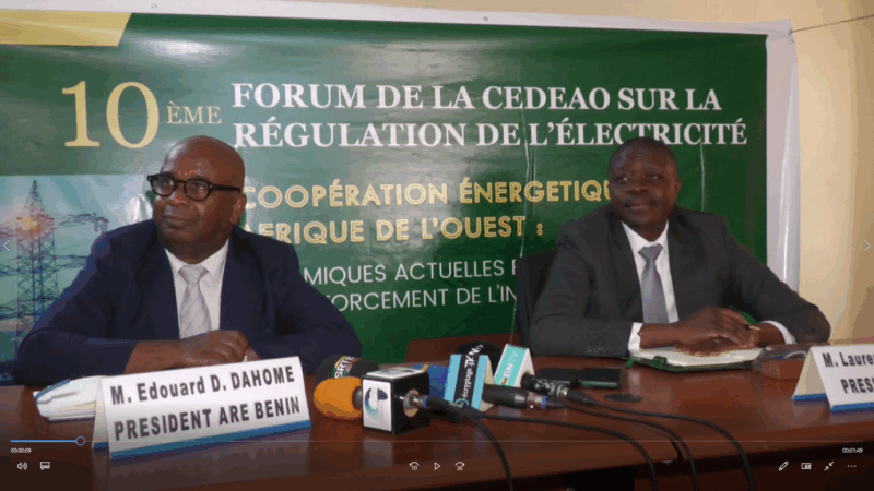 10ᵉ Forum régional de l’Arrec : Rencontre de haut niveau des régulateurs de l’électricité dans la Cedeao à Cotonou