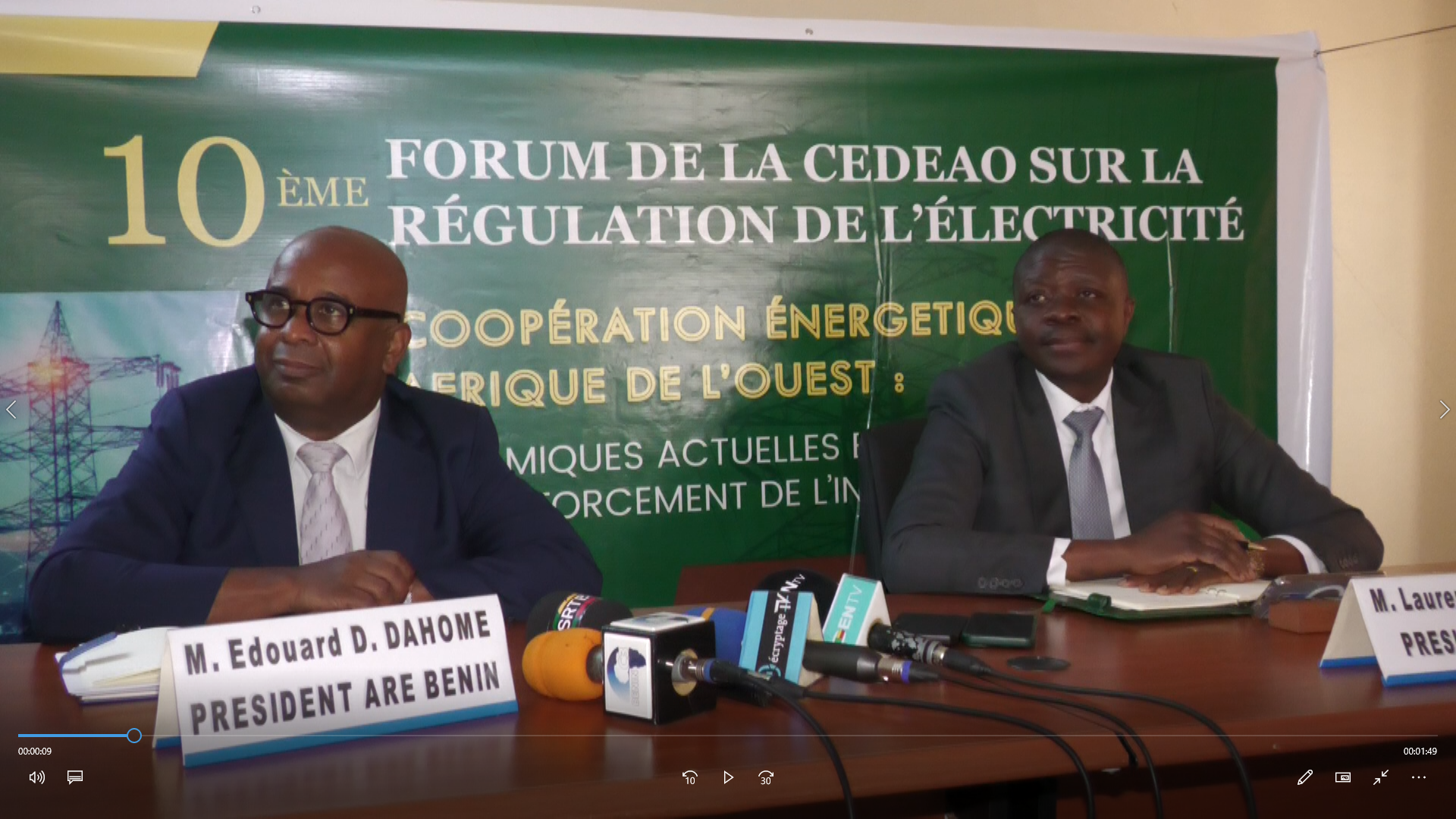 10ᵉ Forum régional de l’Arrec : Rencontre de haut niveau des régulateurs de l’électricité dans la Cedeao à Cotonou
