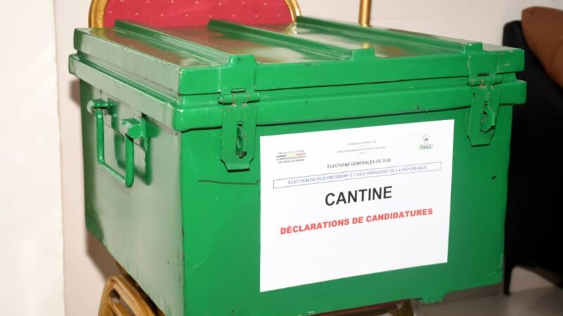 Présidentielle 2026 : Réception des dossiers de candidature à la Cena