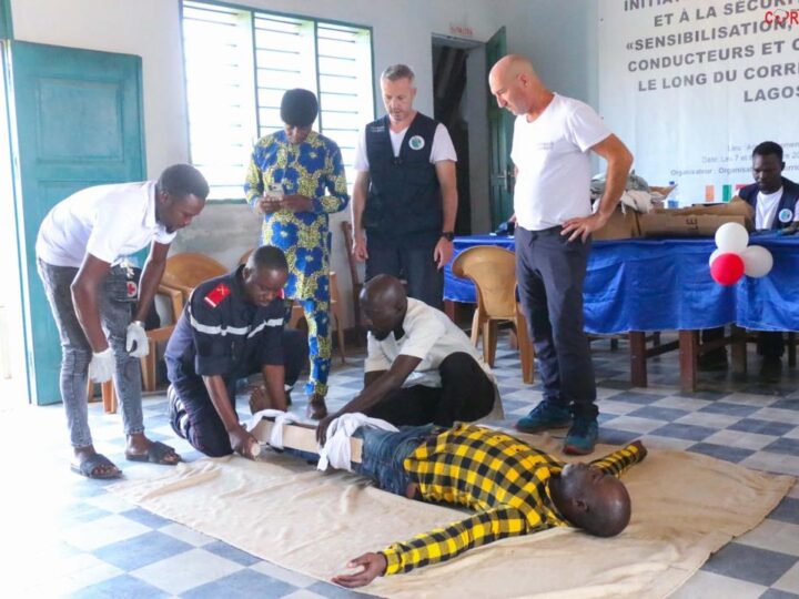 Sécurité routière : Des acteurs du corridor Abidjan-Lagos formés aux premiers secours à Agoué