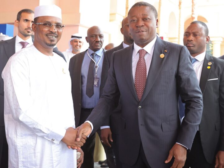 Faure Gnassingbé renforce les relations bilatérales avec Mahamat Idriss Déby Itno