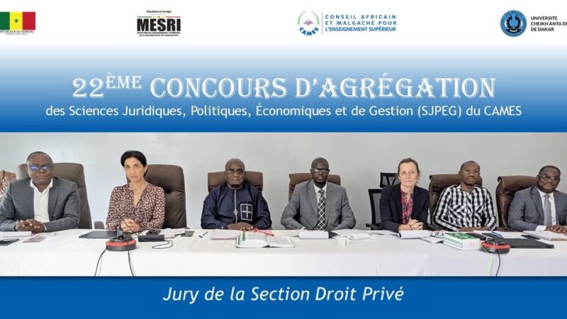 L𝗲𝘀 𝗺𝗲𝗺𝗯𝗿𝗲𝘀 𝗱𝗲𝘀 𝗝𝘂𝗿𝘆𝘀 𝗱𝘂 𝟮𝟮𝗲̀𝗺𝗲 𝗖𝗼𝗻𝗰𝗼𝘂𝗿𝘀 𝗱’𝗔𝗴𝗿𝗲́𝗴𝗮𝘁𝗶𝗼𝗻 𝗱𝗲𝘀 𝗦𝗝𝗣𝗘𝗚 𝗱𝘂 𝗖𝗔𝗠𝗘𝗦