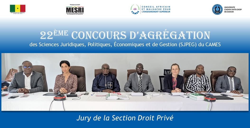 L𝗲𝘀 𝗺𝗲𝗺𝗯𝗿𝗲𝘀 𝗱𝗲𝘀 𝗝𝘂𝗿𝘆𝘀 𝗱𝘂 𝟮𝟮𝗲̀𝗺𝗲 𝗖𝗼𝗻𝗰𝗼𝘂𝗿𝘀 𝗱’𝗔𝗴𝗿𝗲́𝗴𝗮𝘁𝗶𝗼𝗻 𝗱𝗲𝘀 𝗦𝗝𝗣𝗘𝗚 𝗱𝘂 𝗖𝗔𝗠𝗘𝗦