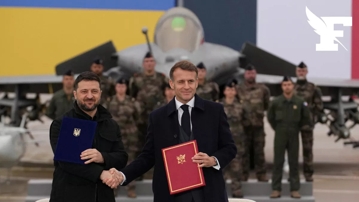 Guerre en Ukraine : Macron et Zelensky actent une coopération militaire “historique”