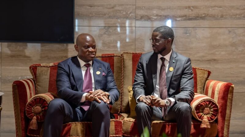 Coopération Afrique centrale-Afrique de l’Ouest : Oligui Nguema chez Diomaye Faye