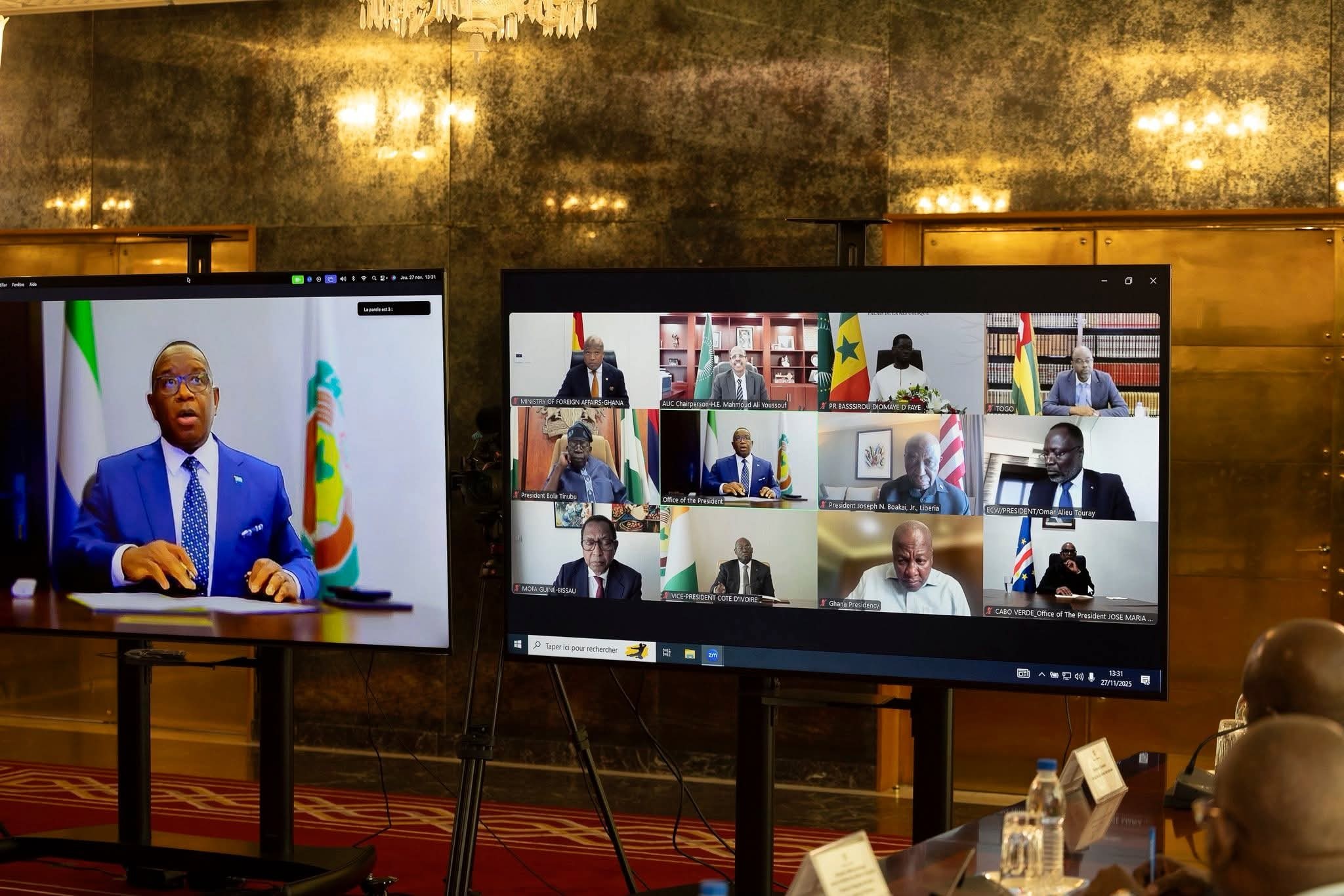 Cedeao : Condamnation ferme du coup d’État en Guinée-Bissau