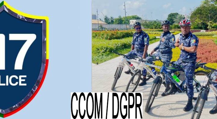 Patrouille à vélo: la Police innove à Cotonou.