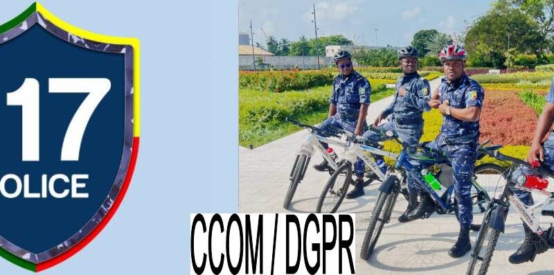 Patrouille à vélo: la Police innove à Cotonou.