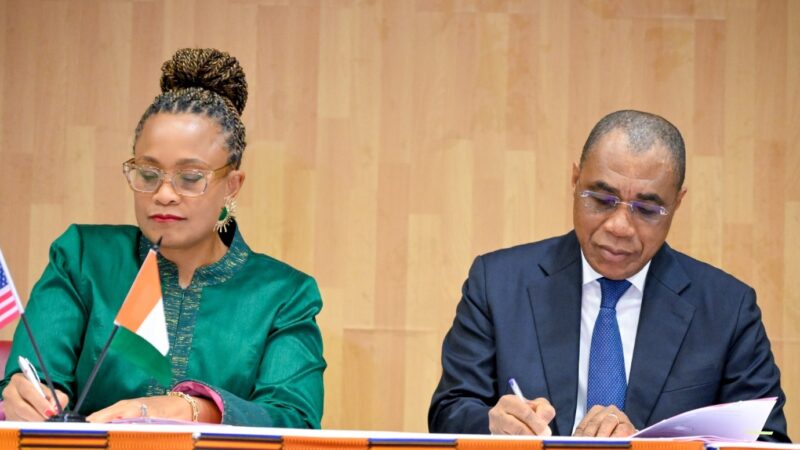 Santé : la Côte d’Ivoire et les États-Unis scellent un partenariat de 272 milliards de Fcfa