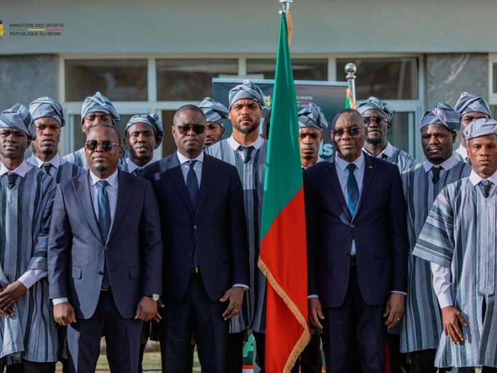 CAN Maroc 2025 : Message de la Fédération béninoise aux Guépards lors de la remise du drapeau national