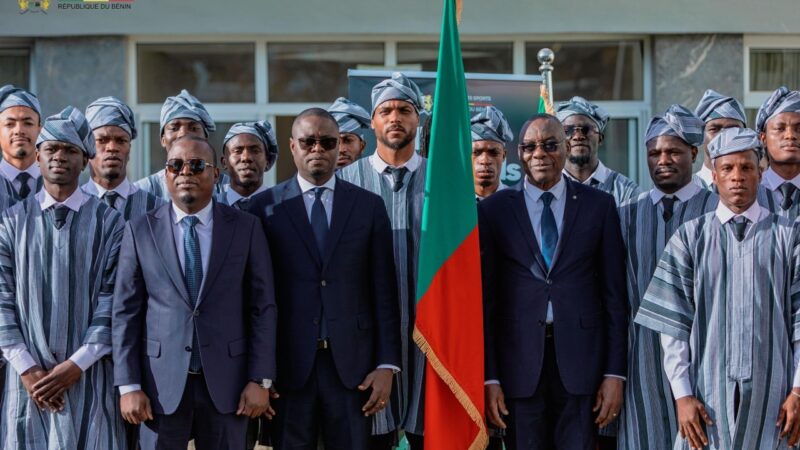 CAN Maroc 2025 : Message de la Fédération béninoise aux Guépards lors de la remise du drapeau national