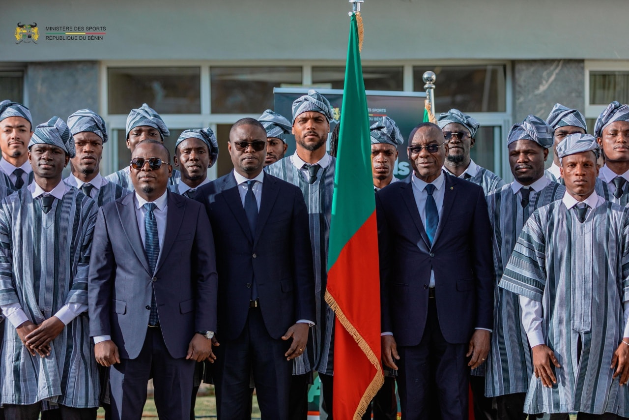 CAN Maroc 2025 : Message de la Fédération béninoise aux Guépards lors de la remise du drapeau national