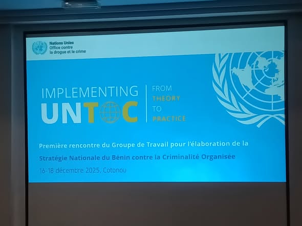 Lutte contre la criminalité organisée : l’ONU accompagne le Bénin dans l’élaboration d’une stratégie nationale