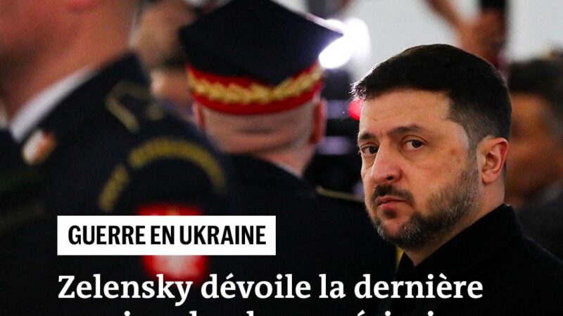 Guerre en Ukraine : Zelensky dévoile la dernière version du plan américain
