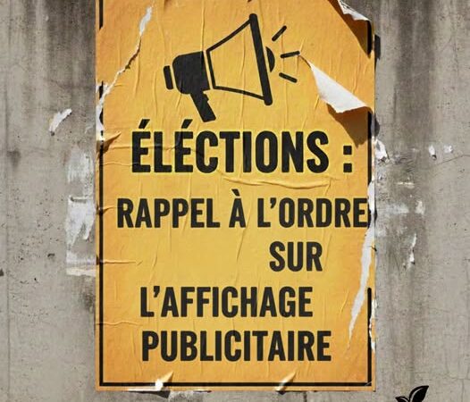 Élections : Rappel à l’ordre sur l’affichage publicitaire, le ministère du Cadre de vie hausse le ton