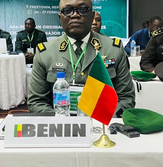 Sécurité régionale : Le Gl Fructueux Gbaguidi à la réunion militaire de la Cedeao
