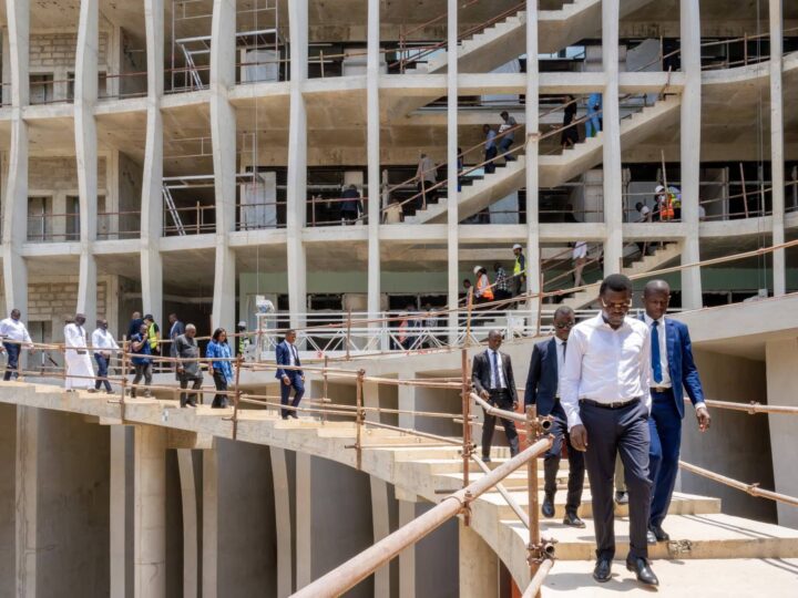 Nouveau siège du Parlement : Djogbénou et son bureau constatent l’avancement des travaux