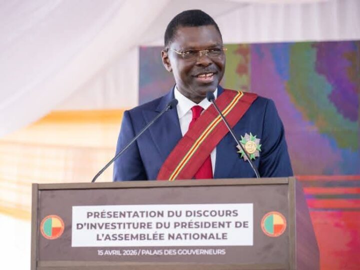 Investiture du Président de l&rsquo;Assemblée nationale: Djogbénou fixe le cap de la 10e législature