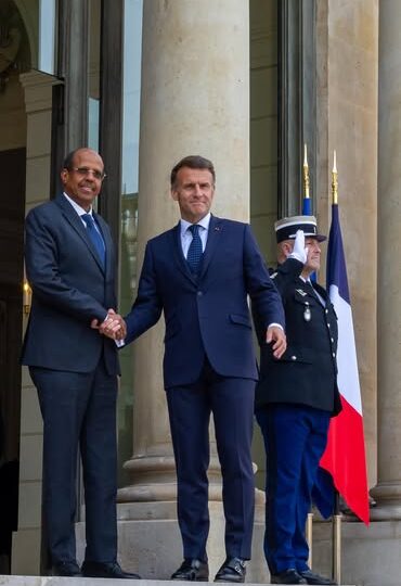 Coopération Afrique-Europe : Mahmoud Ali Youssouf reçu par Emmanuel Macron à Paris