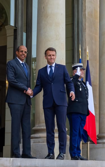 Coopération Afrique-Europe : Mahmoud Ali Youssouf reçu par Emmanuel Macron à Paris