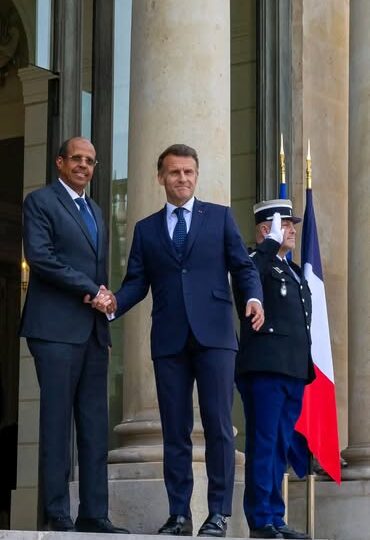 Coopération Afrique-Europe : Mahmoud Ali Youssouf reçu par Emmanuel Macron à Paris