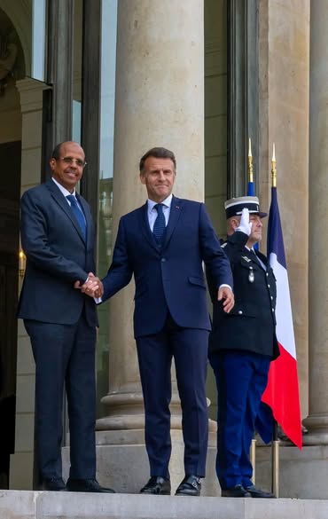 Coopération Afrique-Europe : Mahmoud Ali Youssouf reçu par Emmanuel Macron à Paris