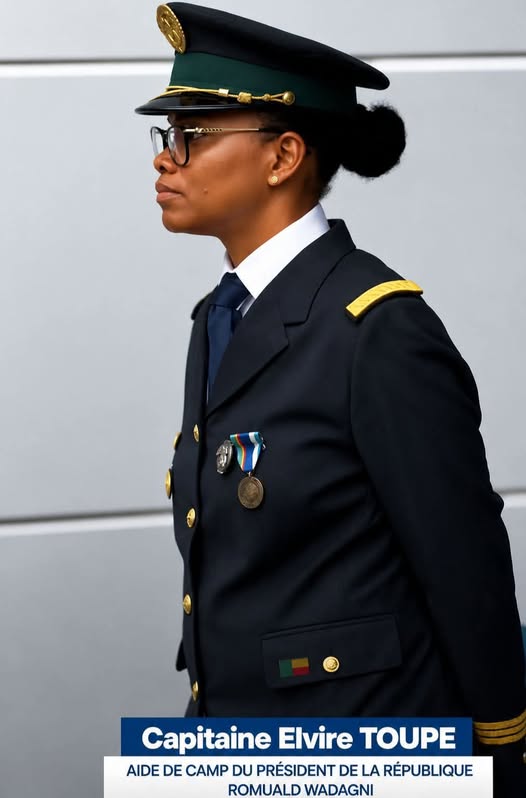 Qui est le capitaine Elvire Toupe, la première femme Aide de camp du président de la République au Bénin