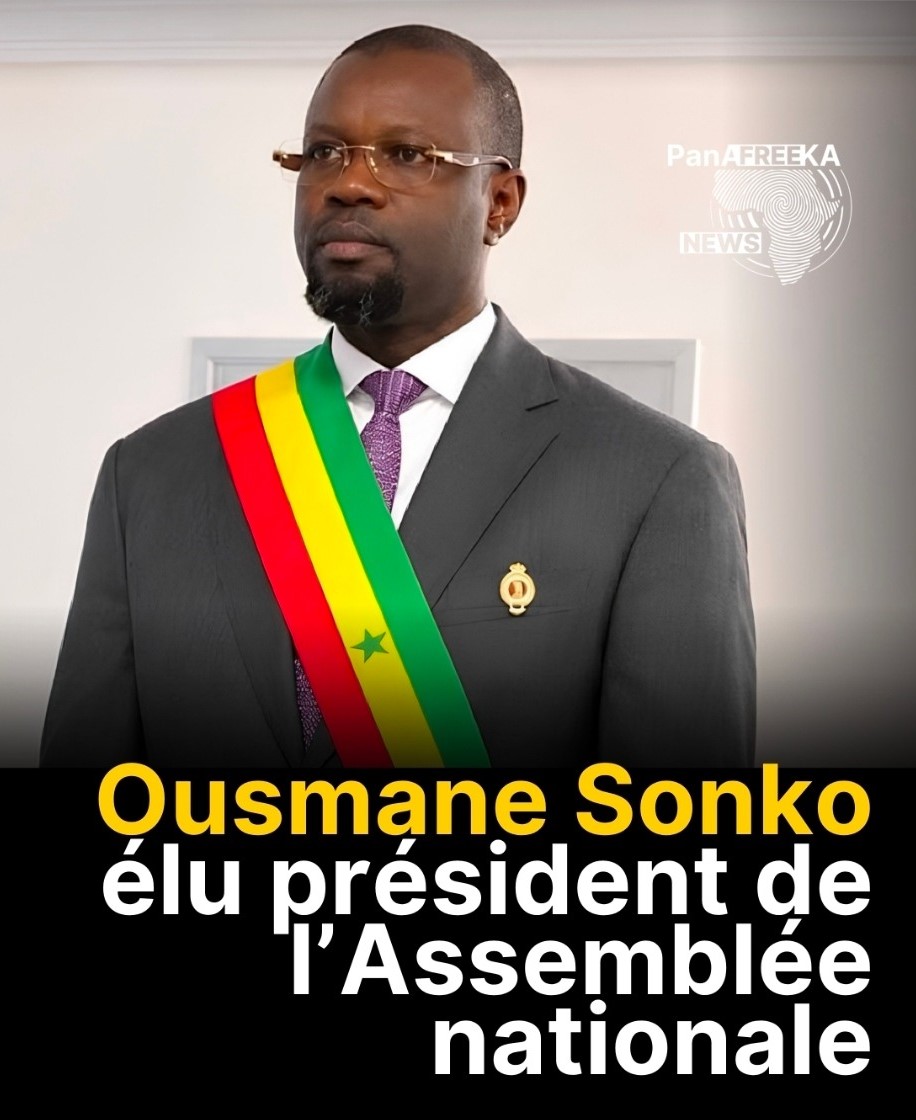 Sénégal : Sonko élu président de l’Assemblée nationale, appelle à une « gouvernance apaisée »