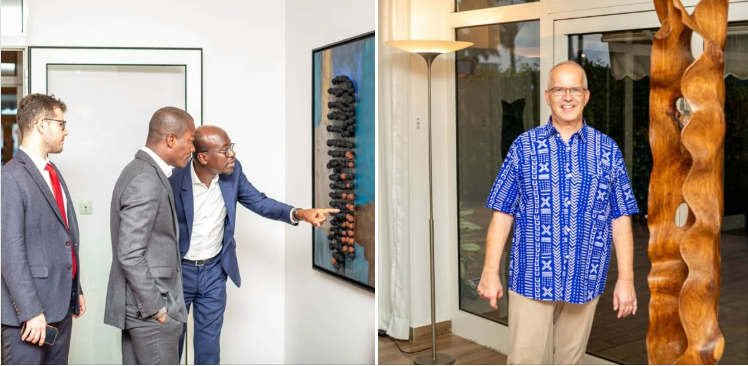 Vernissage : Sébastien Boko célébré à la résidence de l’ambassadeur d’Allemagne
