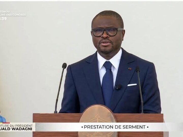 Bénin : L&rsquo;intégralité du discours d&rsquo;investiture du président Romuald Wadagni