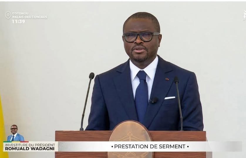 Bénin : L&rsquo;intégralité du discours d&rsquo;investiture du président Romuald Wadagni