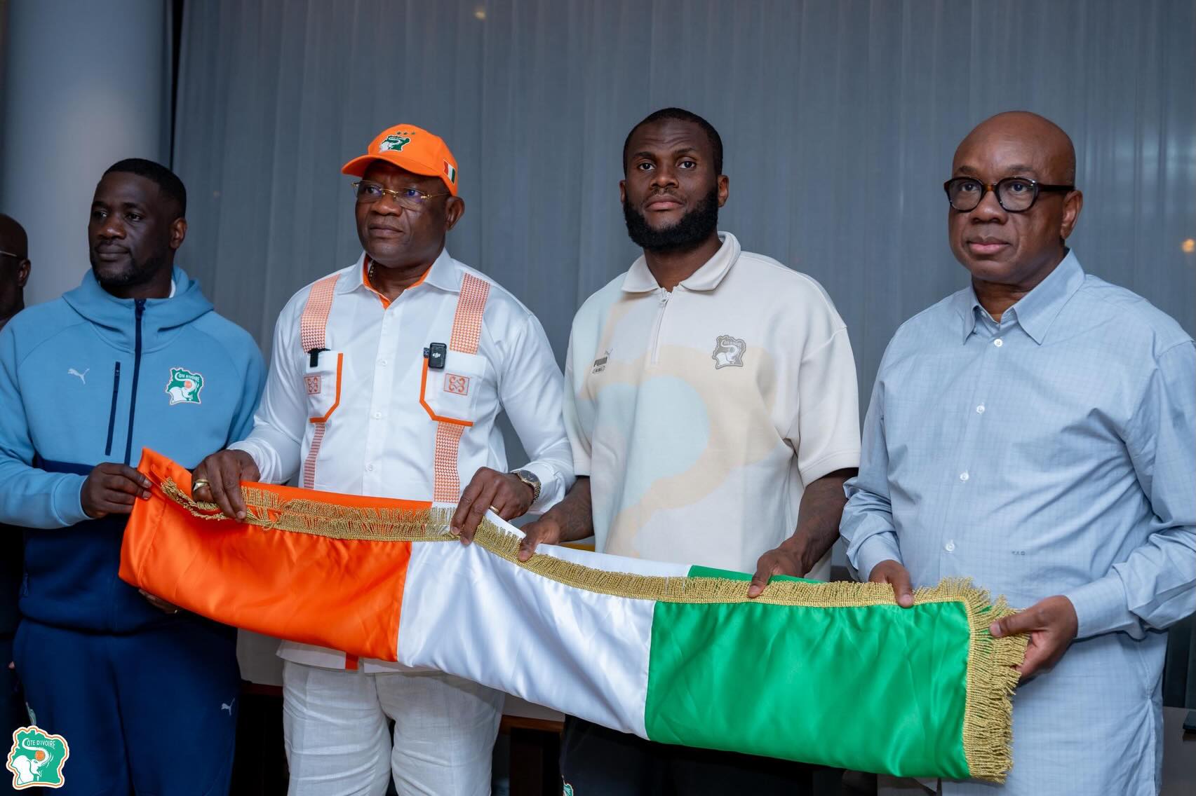 Mondial 2026: Les Éléphants reçoivent le drapeau national