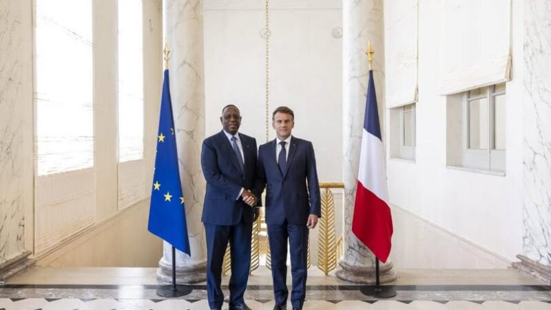 A l’Élysée, Macky Sall et Emmanuel Macron plaident pour une Onu plus représentative