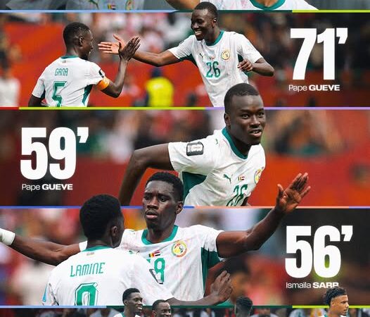 Le Sénégal entre dans l’histoire de la Coupe du Monde avec cinq buts