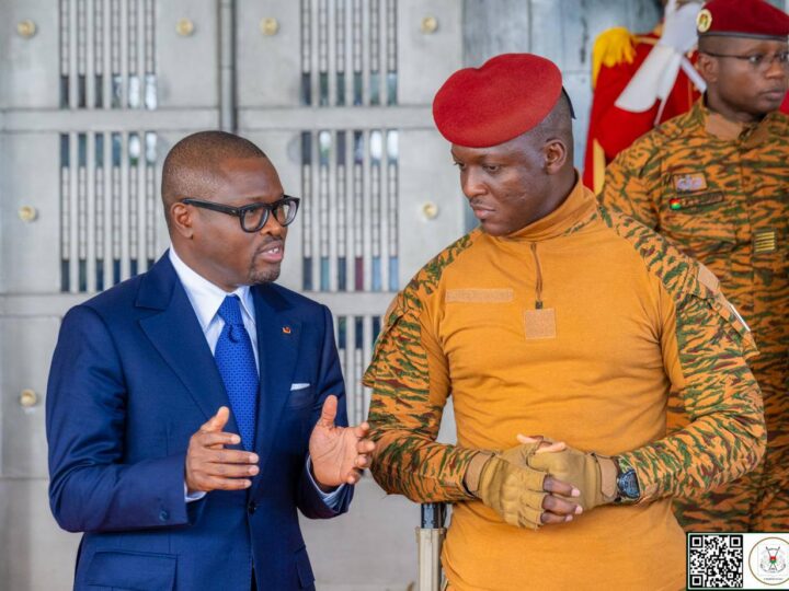 Wadagni chez Traoré: Communication de la présidence du Faso