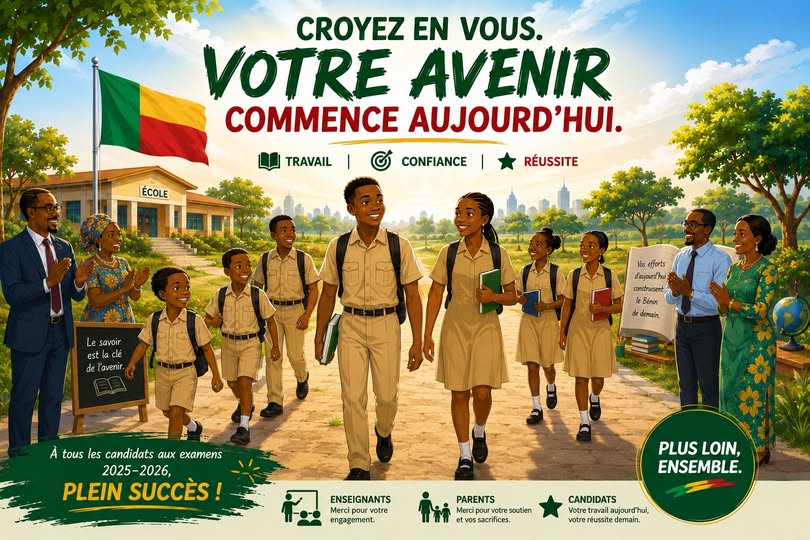 Examens de fin d’année : Wadagni appelle les candidats à croire en leurs capacités