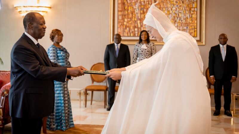 Côte d’Ivoire : Six nouveaux ambassadeurs s’engagent à renforcer la coopération