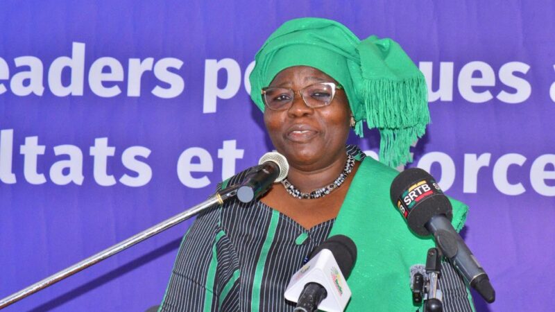 Leadership politique féminin : Mariam Chabi Talata appelle les femmes à transformer les mandats