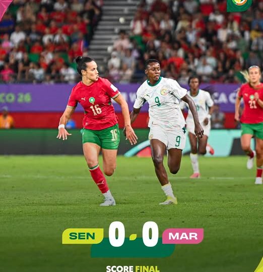 CAN Féminine Maroc 2026 : Le Sénégal tenu en échec par le Maroc