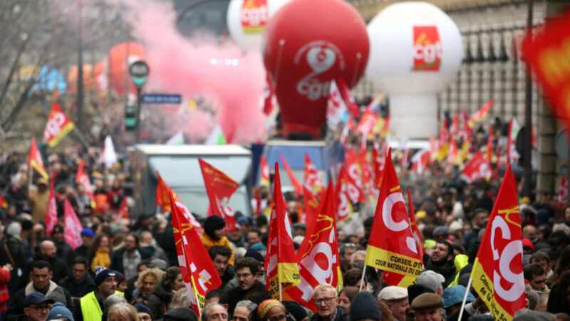 France : Les fonctionnaires en grève
