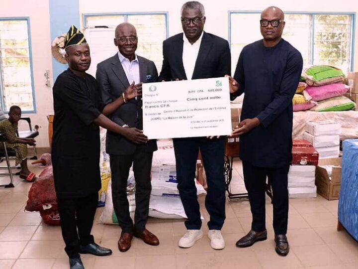 Bénin : La Cedeao apporte un appui aux enfants de « La Maison de la Joie »