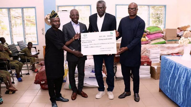 Bénin : La Cedeao apporte un appui aux enfants de « La Maison de la Joie »