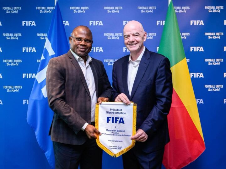 Fédération béninoise de football: Marcellin Bocovè reçu par Gianni Infantino