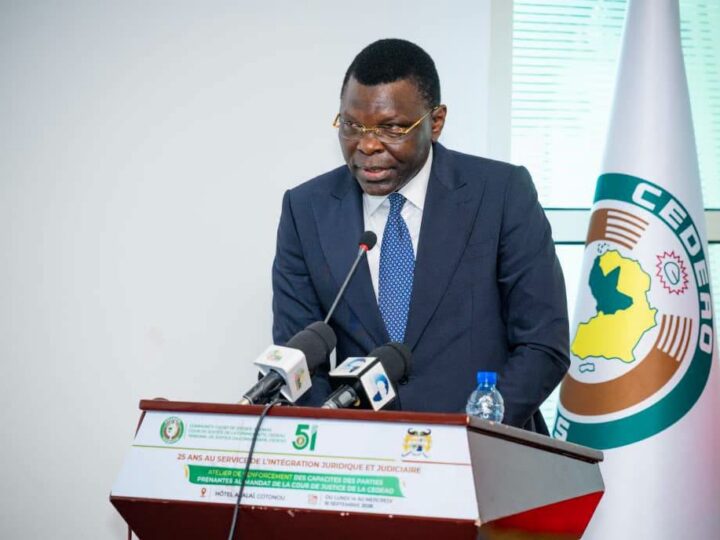 CEDEAO : Djogbénou plaide pour une meilleure articulation des juridictions communautaires
