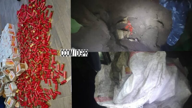 Trafic de munitions à Parakou : La Police déterre 1 975 cartouches de calibre 12