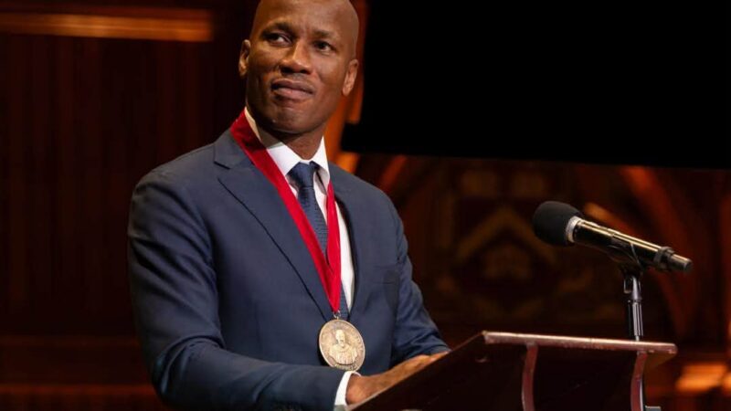 Football et engagement humanitaire: Didier Drogba honoré par l’Université Harvard