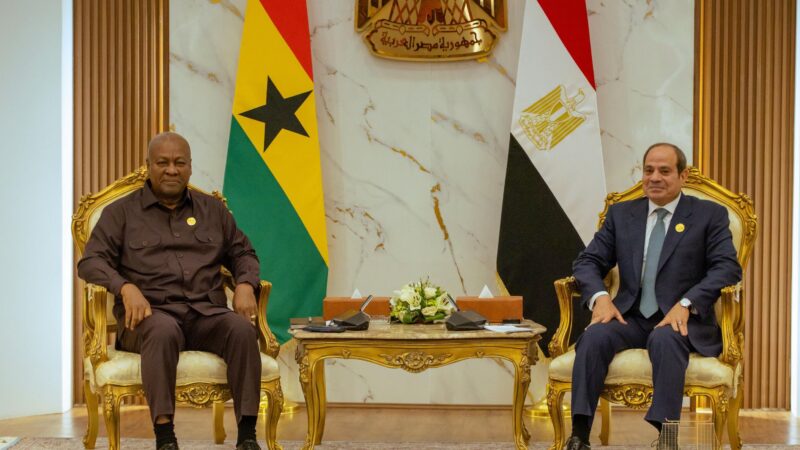 Ghana-Égypte : Mahama et Al-Sissi misent sur les médicaments